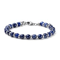 Bracciale Maria Cristina Sterling Uomo Snake Classic  in Argento Lapislazzulo G4411 - G4411